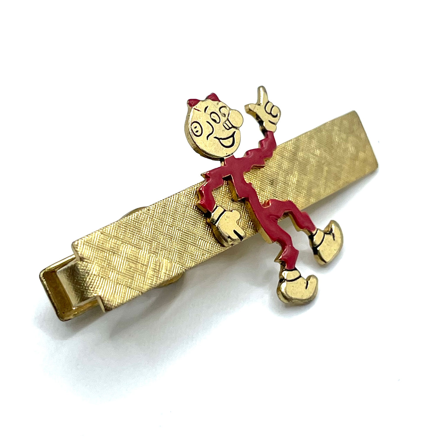 1950s Reddy Kilowatt tie clip