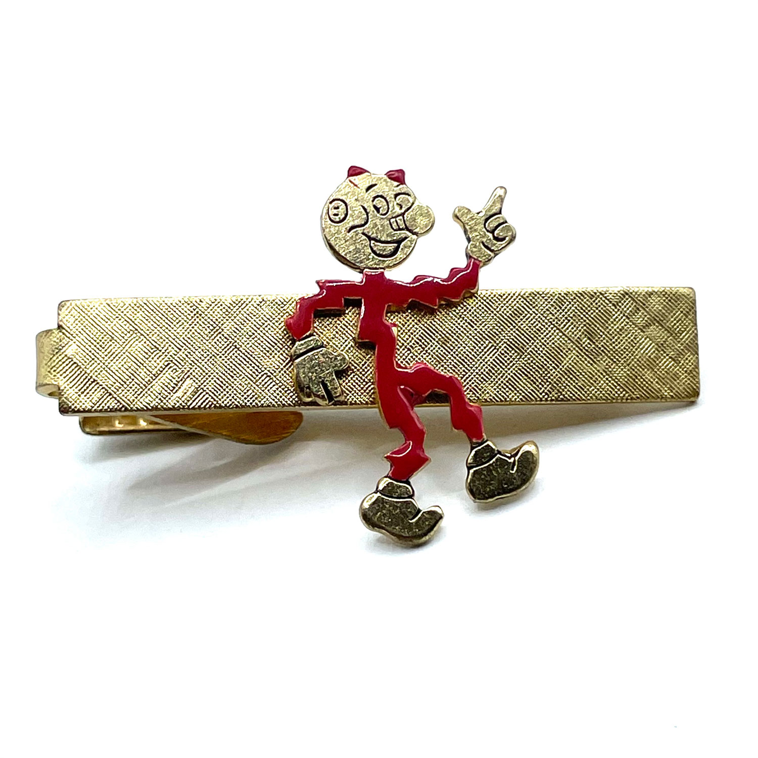 1950s Reddy Kilowatt tie clip