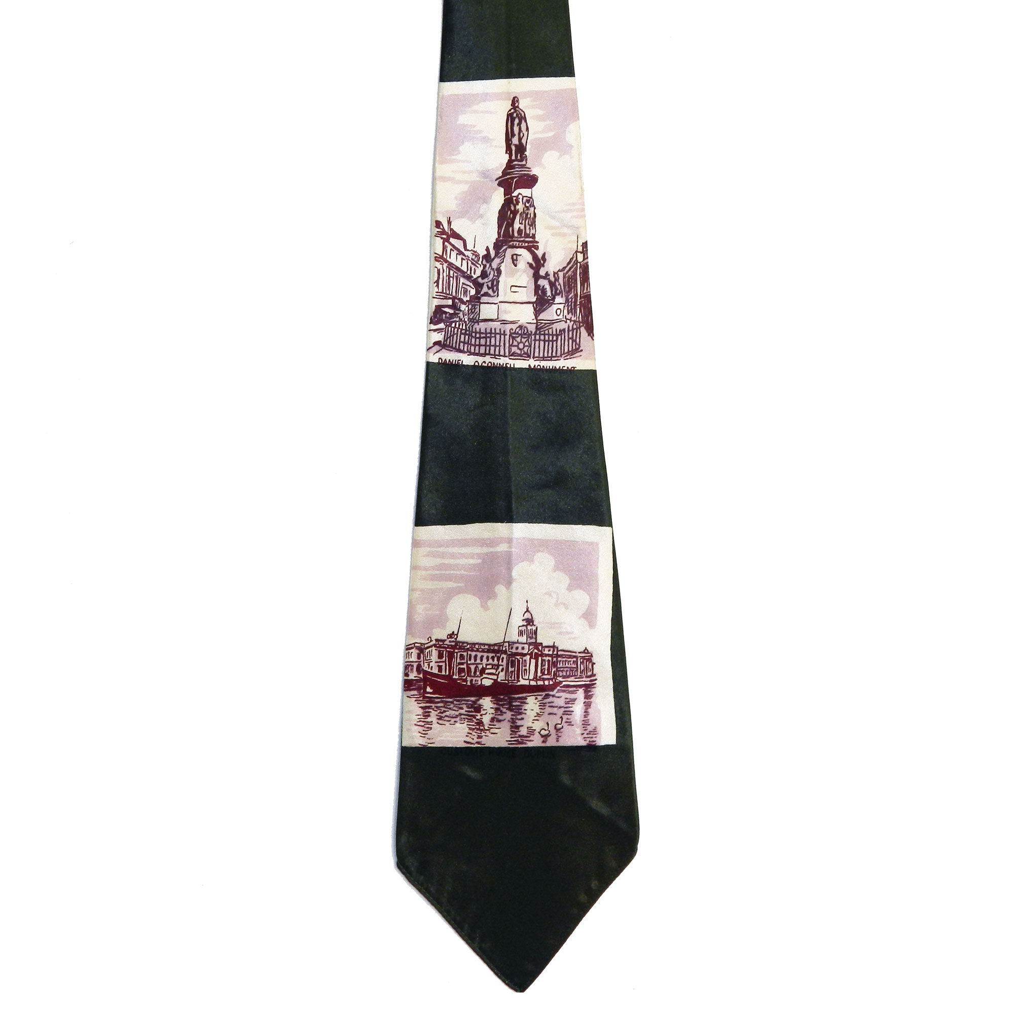 1940s Irish souvenir tie