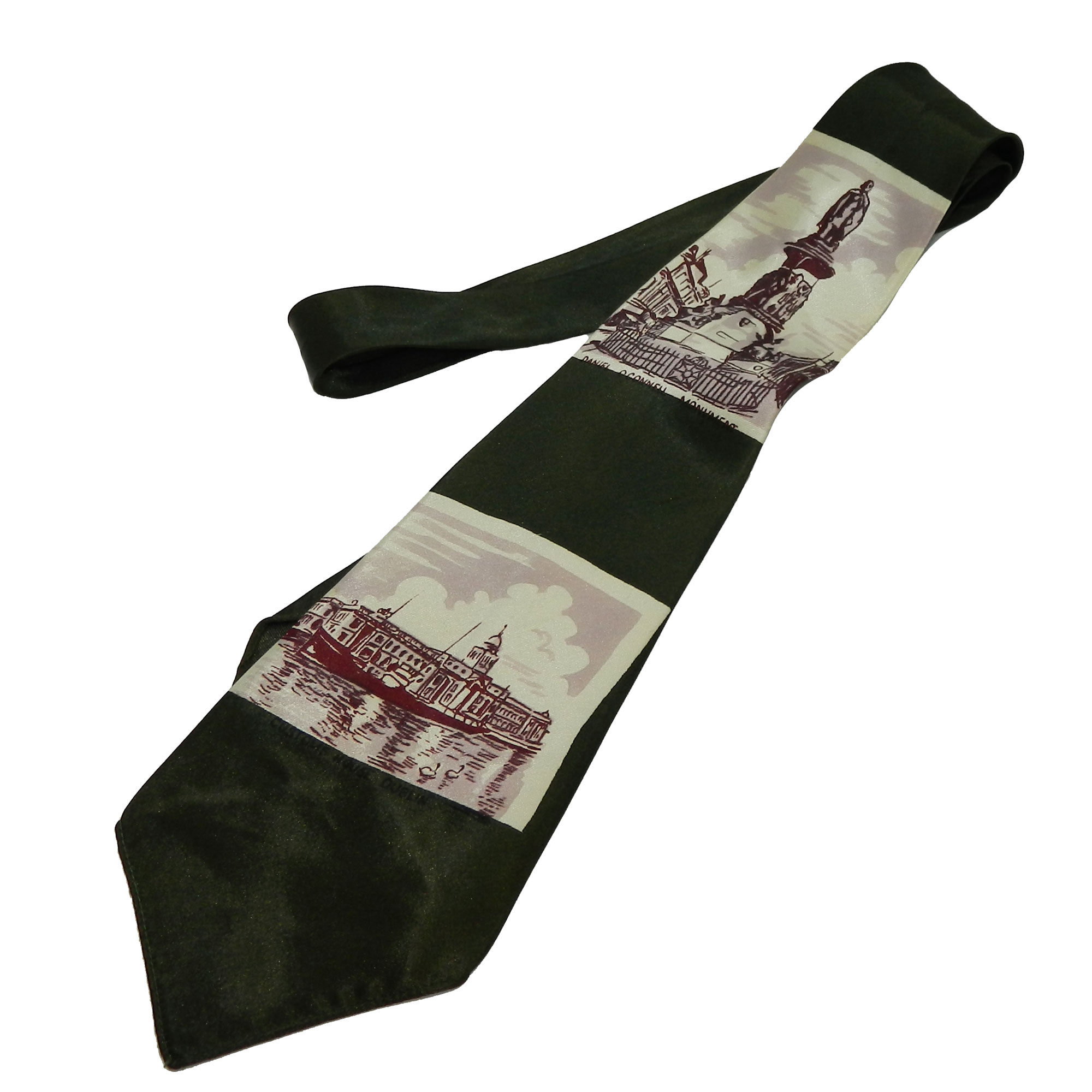 1940s Irish souvenir tie