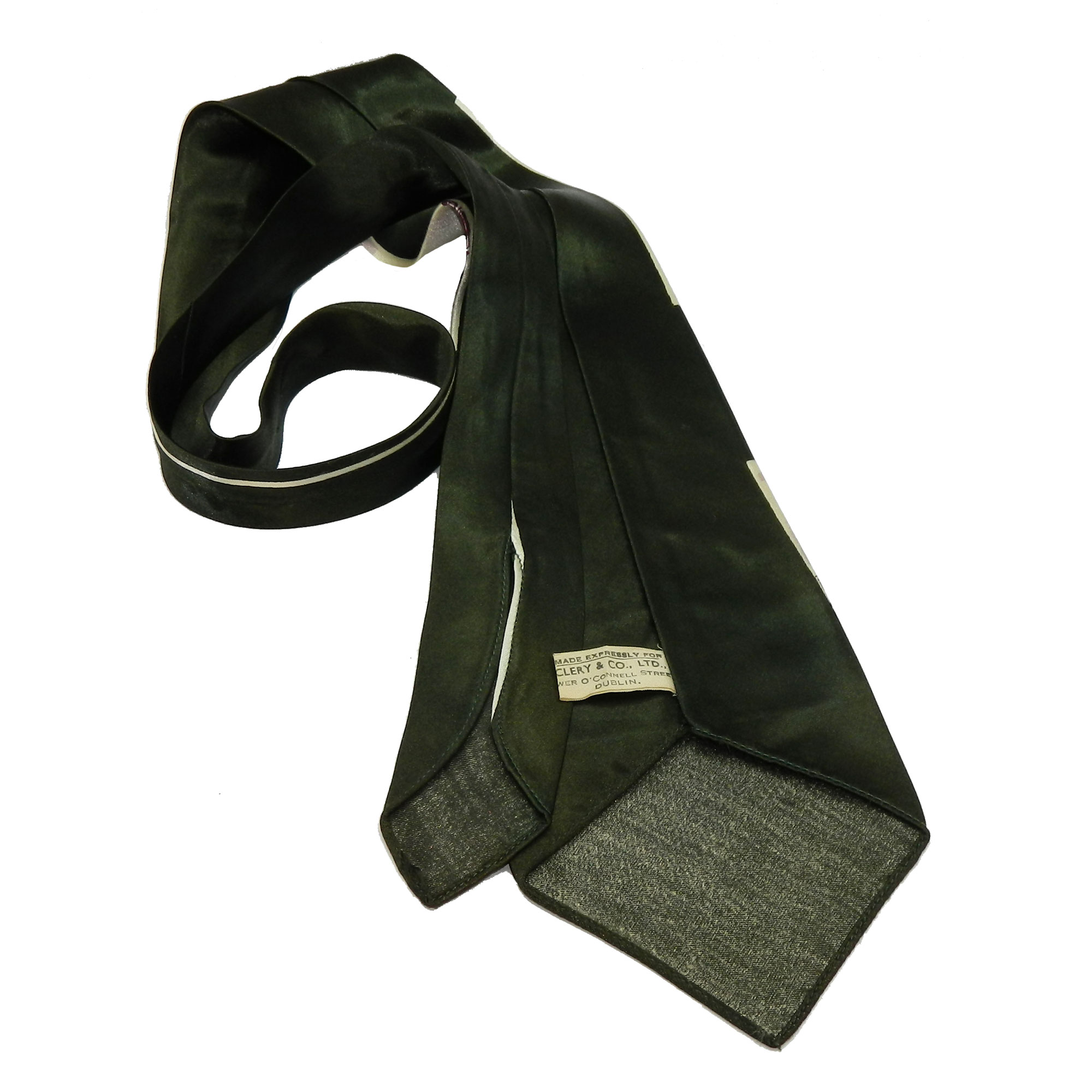 1940s Irish souvenir tie