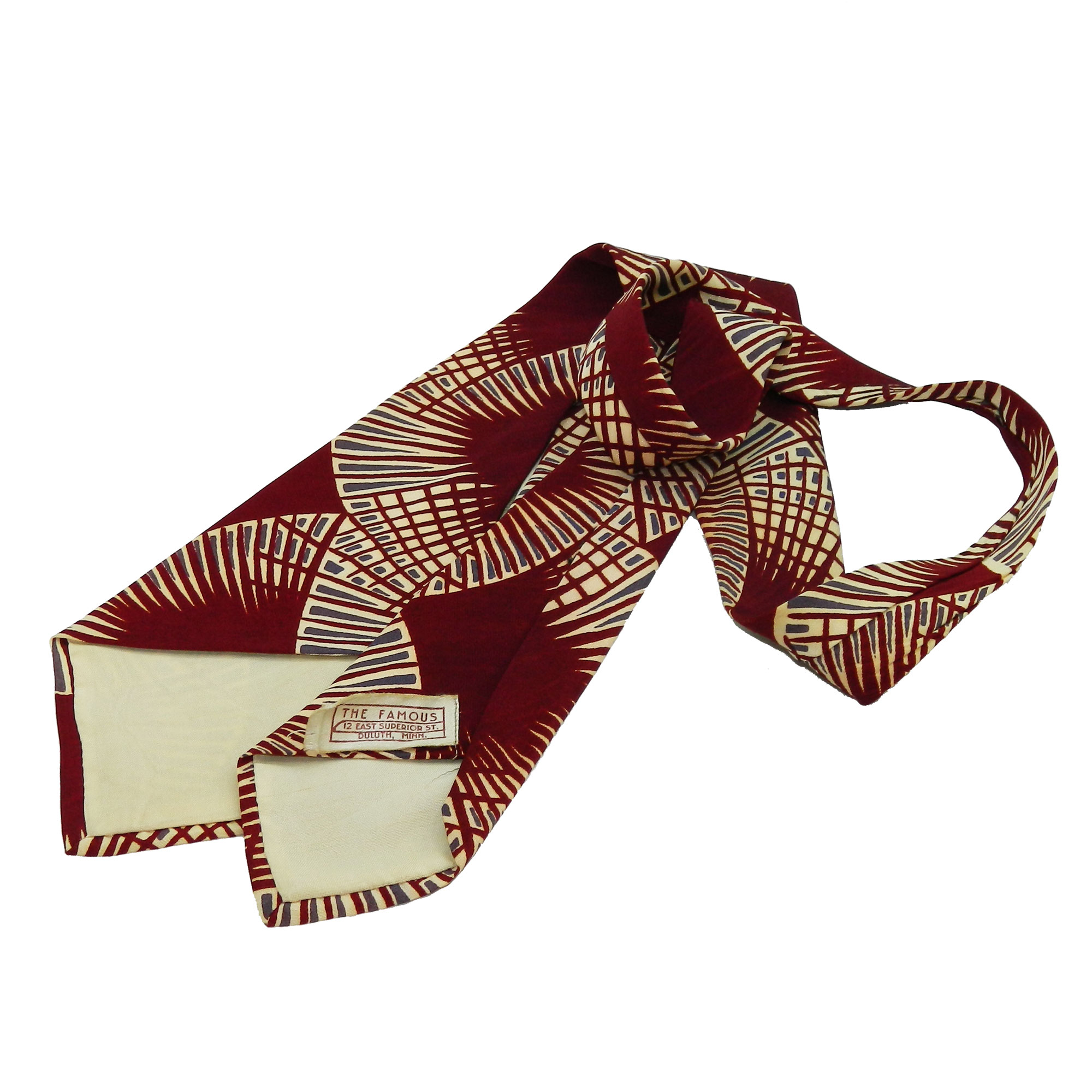 1940s Art Deco tie