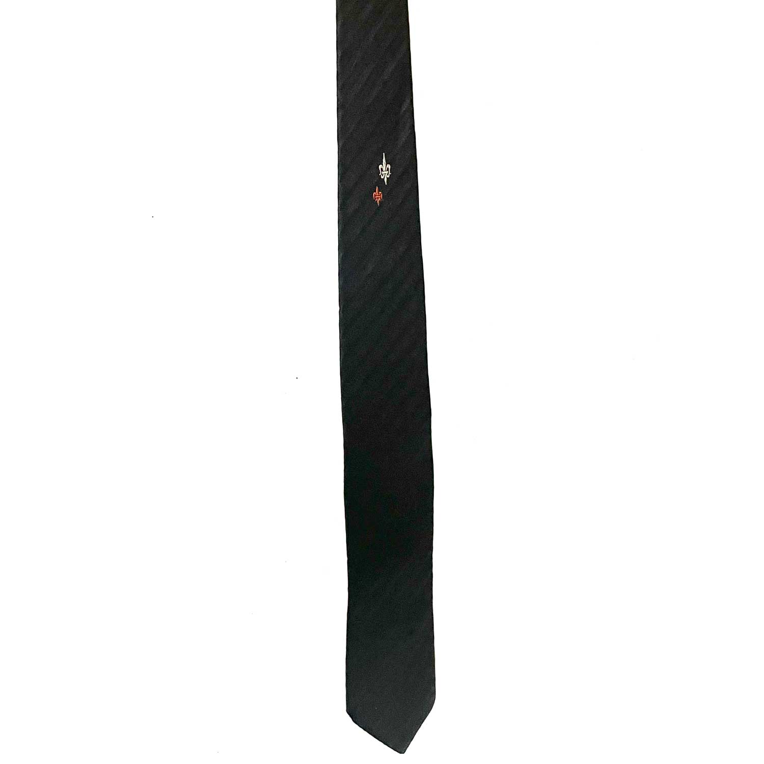 1960s skinny silk tie
