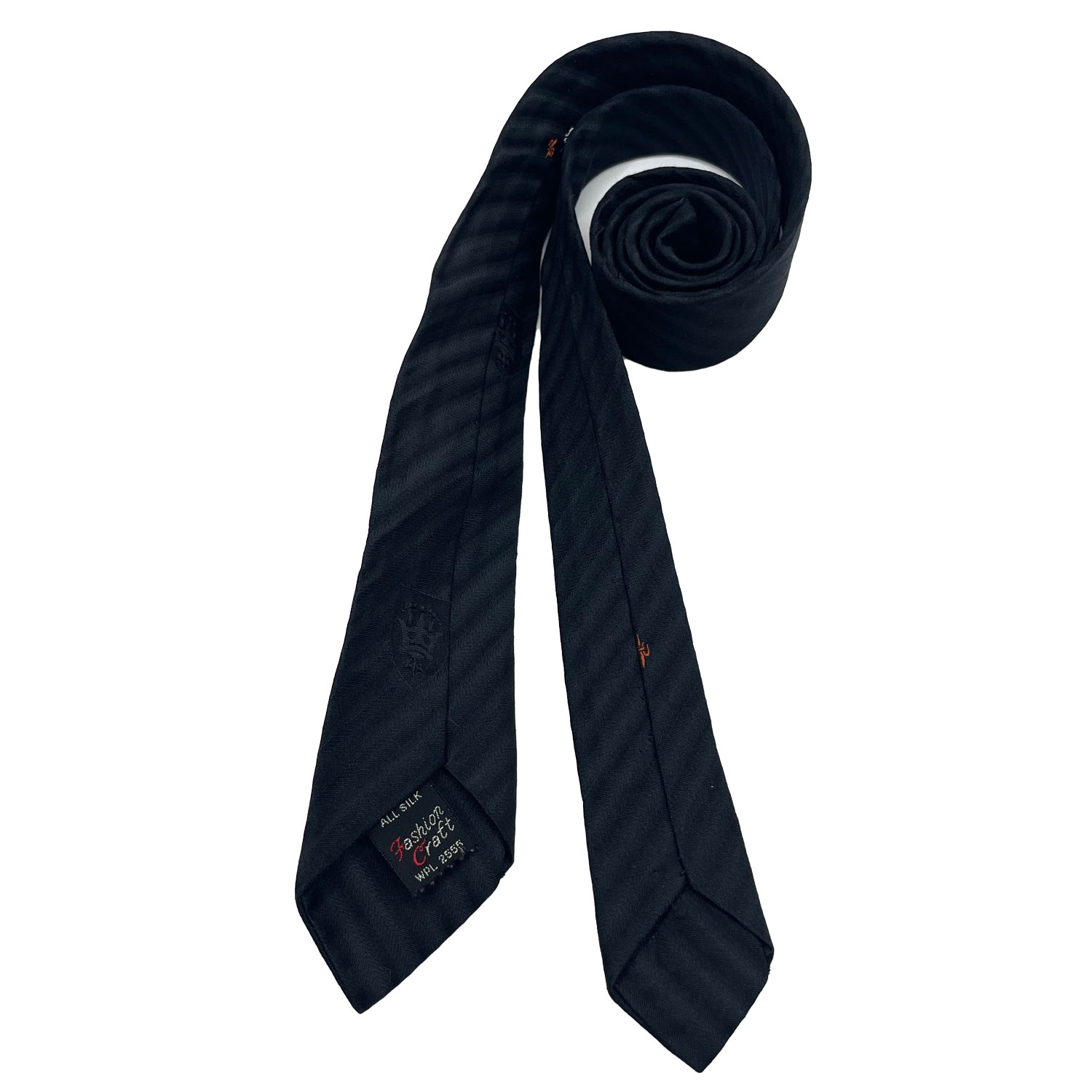 1960s skinny silk tie