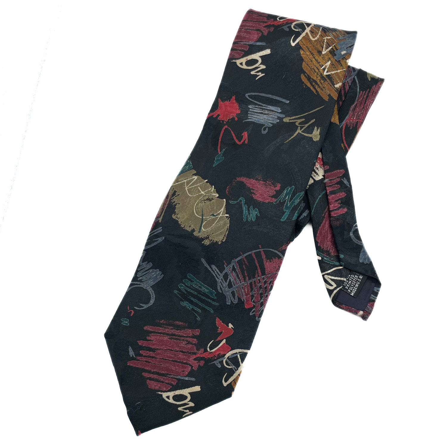 1980s Oscar de la Renta signature tie