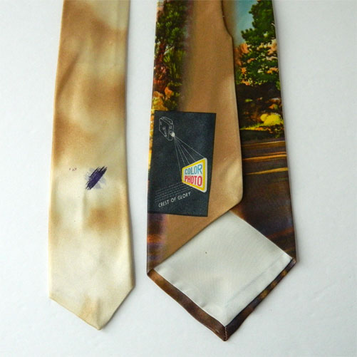 1940's Mt. Rushmore photo tie