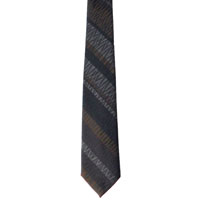 1980s diagonally striped tie