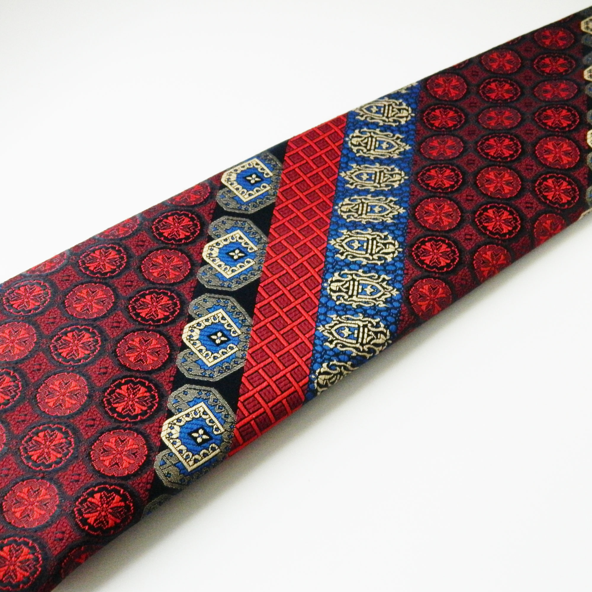 1970s red white and blue tie