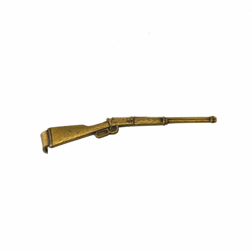 vintage rifle tie clip