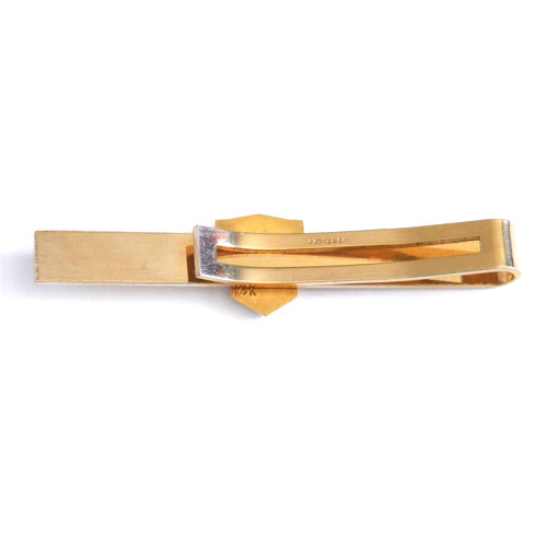 vintage Chevron tie clip