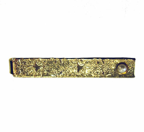 Vintage 1960s faux pearl skinny tie clip