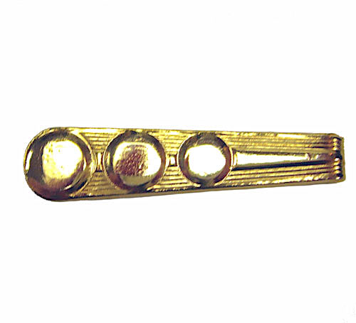 Vintage 1950s Art Deco Circles Tie Clip