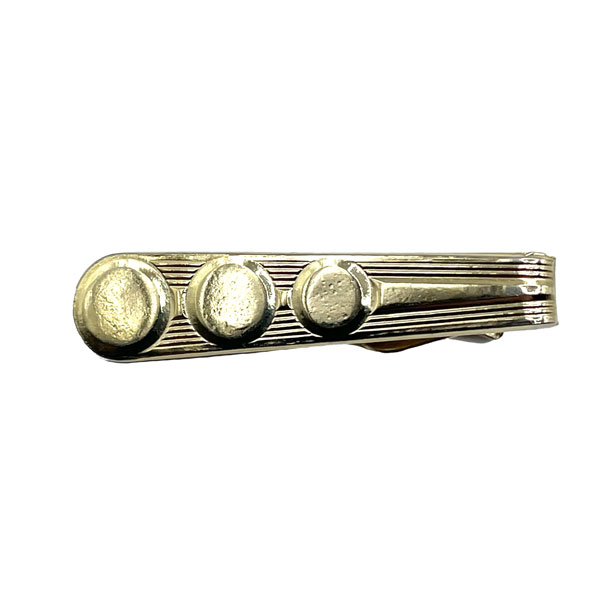 Vintage 1950s Art Deco Circles Tie Clip