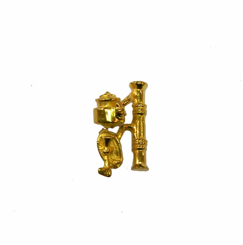vintage fishing reel tie tack