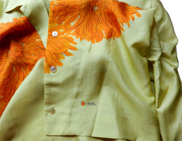 1960's Silk Vera top