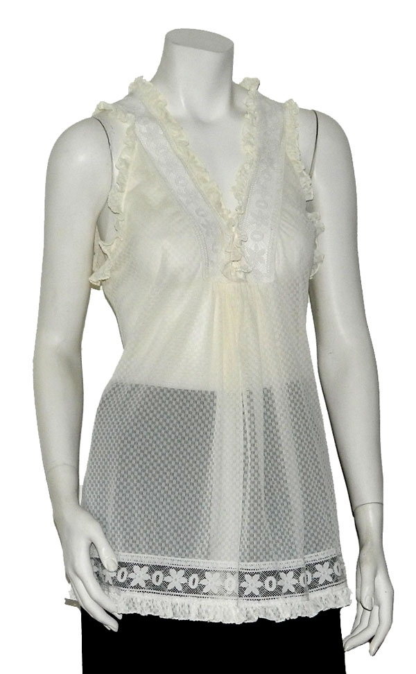 1970's sleeveless blouse