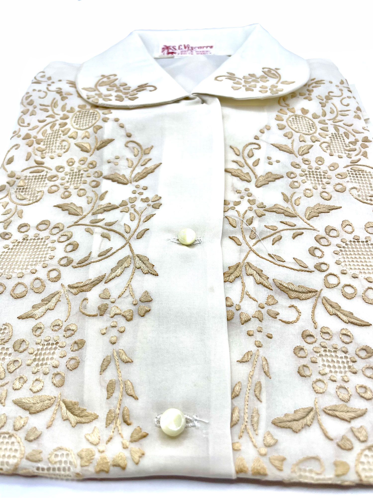 Chinese silk top
