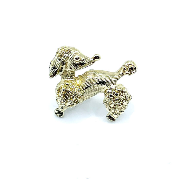 Poodle tie tack