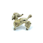 Poodle tie tack