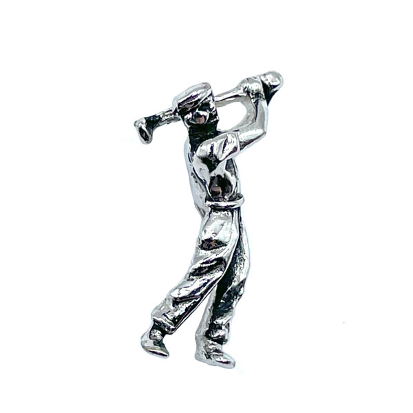 Golfer tie tack