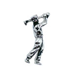 Golfer tie tack