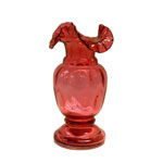 Fenton cranberry vase