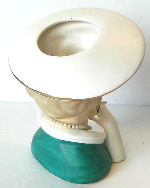 1950's Rubens lady head vase