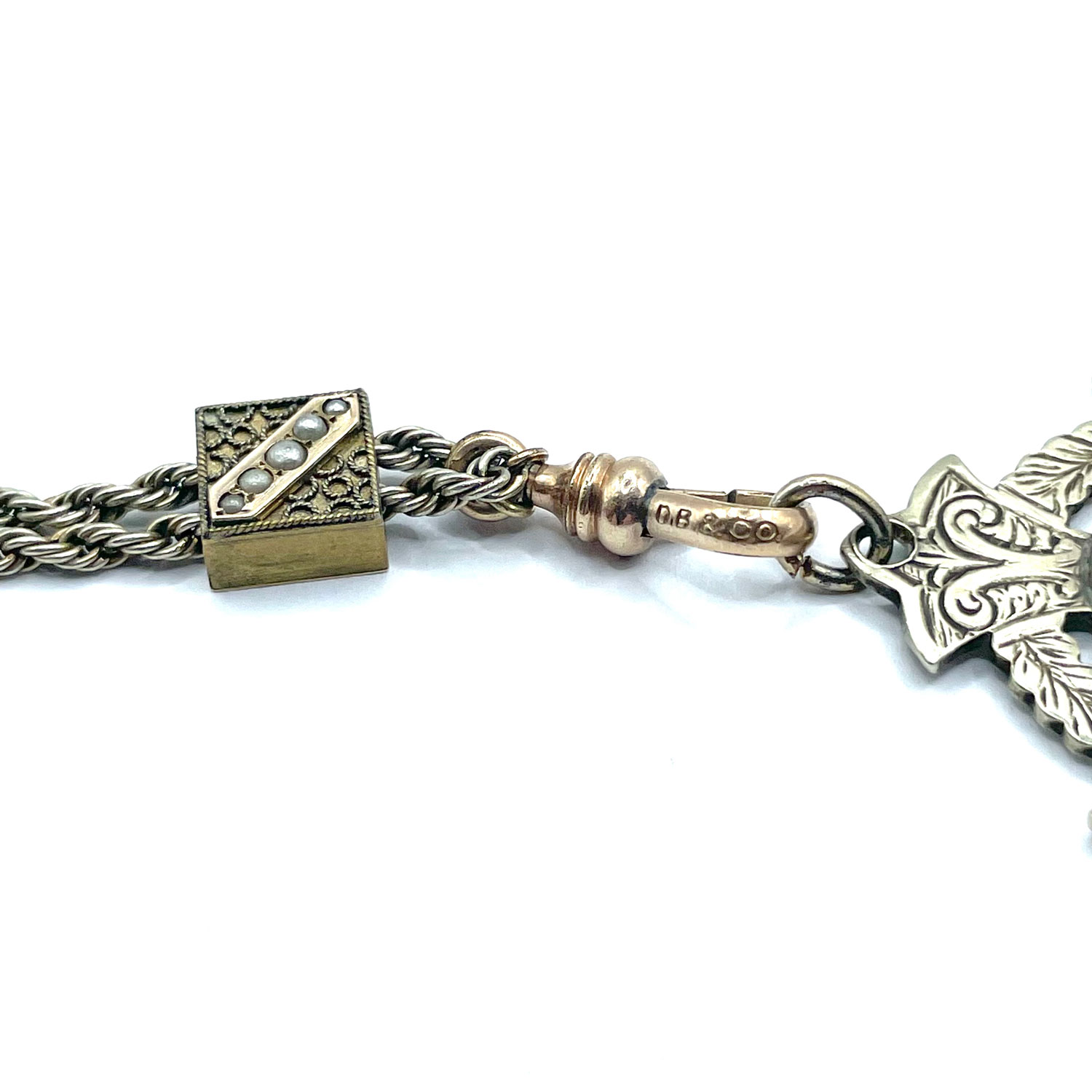 Antique pocket watch chain