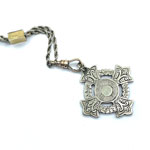 Antique slide chain and fob