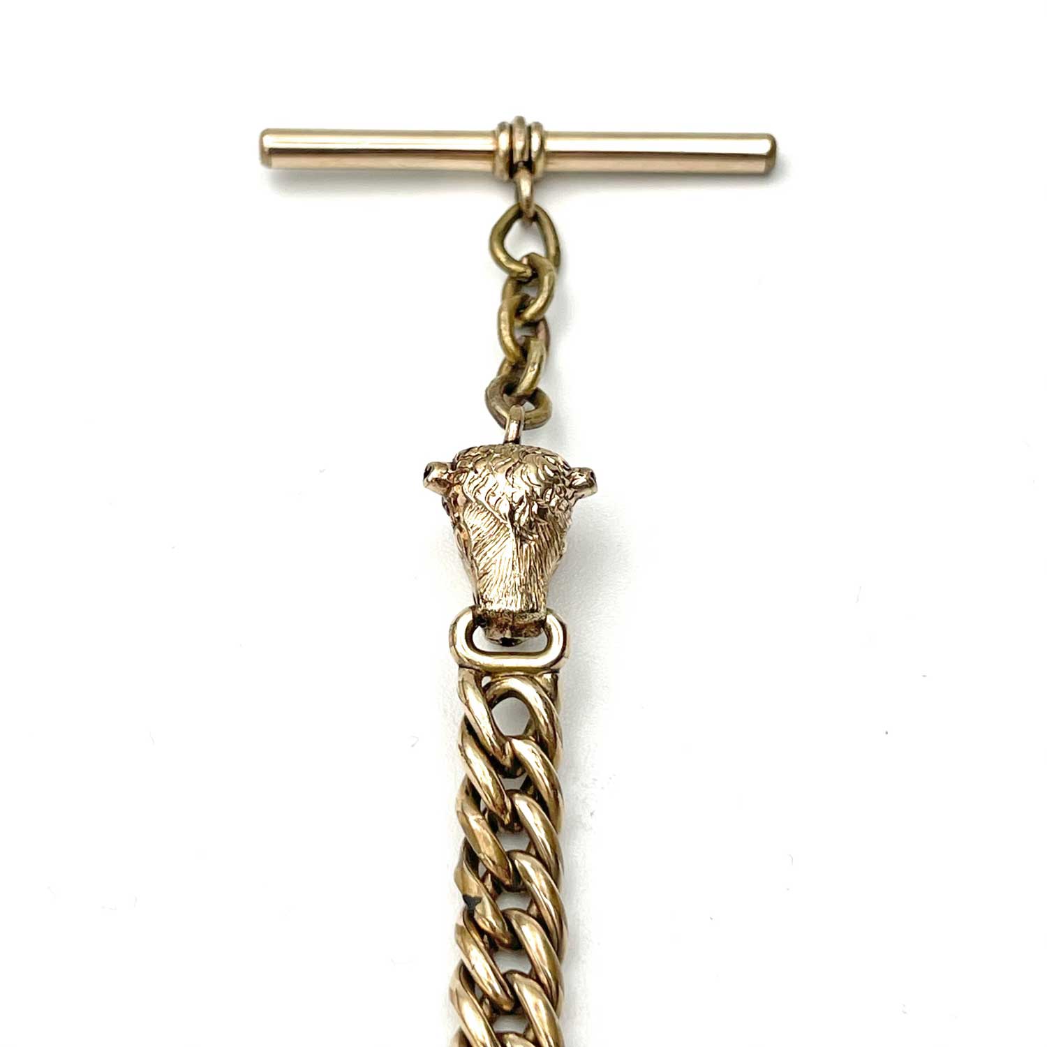 Antique cowboy pocketwatch chain