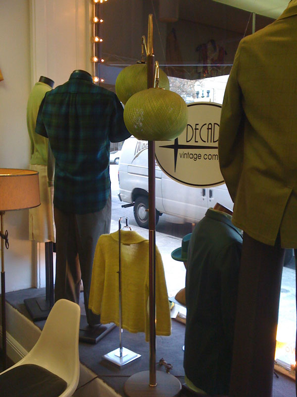 Decades Window display