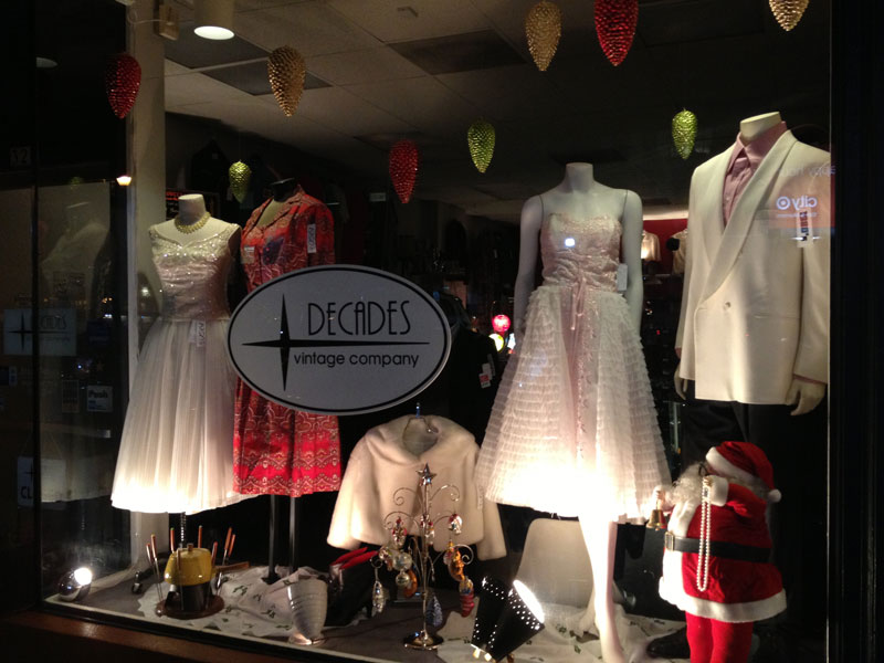 Decades Window display